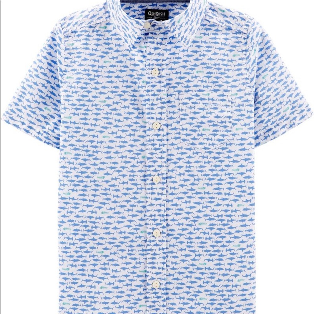 Oshkosh Button-down Shark shirt